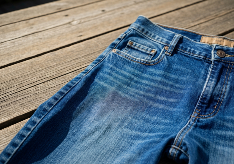 Dżinsy na stole