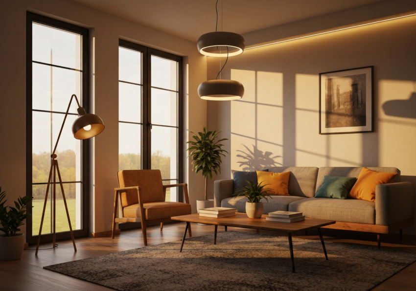 Nowoczesne oświetlenie w domu